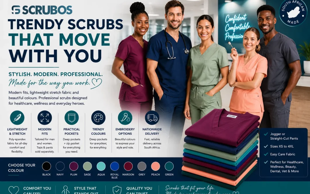 Trendy Scrubs in South Africa: Modern Workwear for Professionals Who Want Comfort, Style, and Confidence